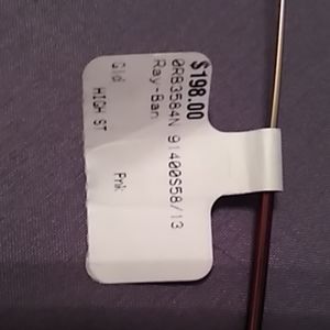 Pink aviator rayban sunglasses